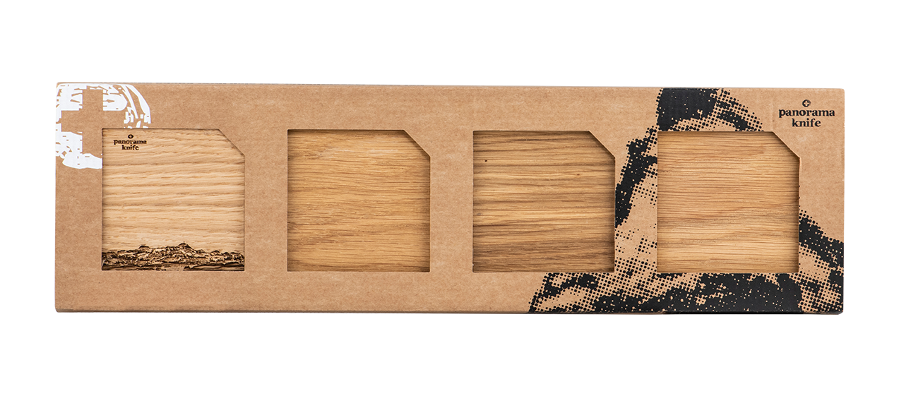 Knife Holder Cubes, 4 pcs, Säntis Panoramaknife International